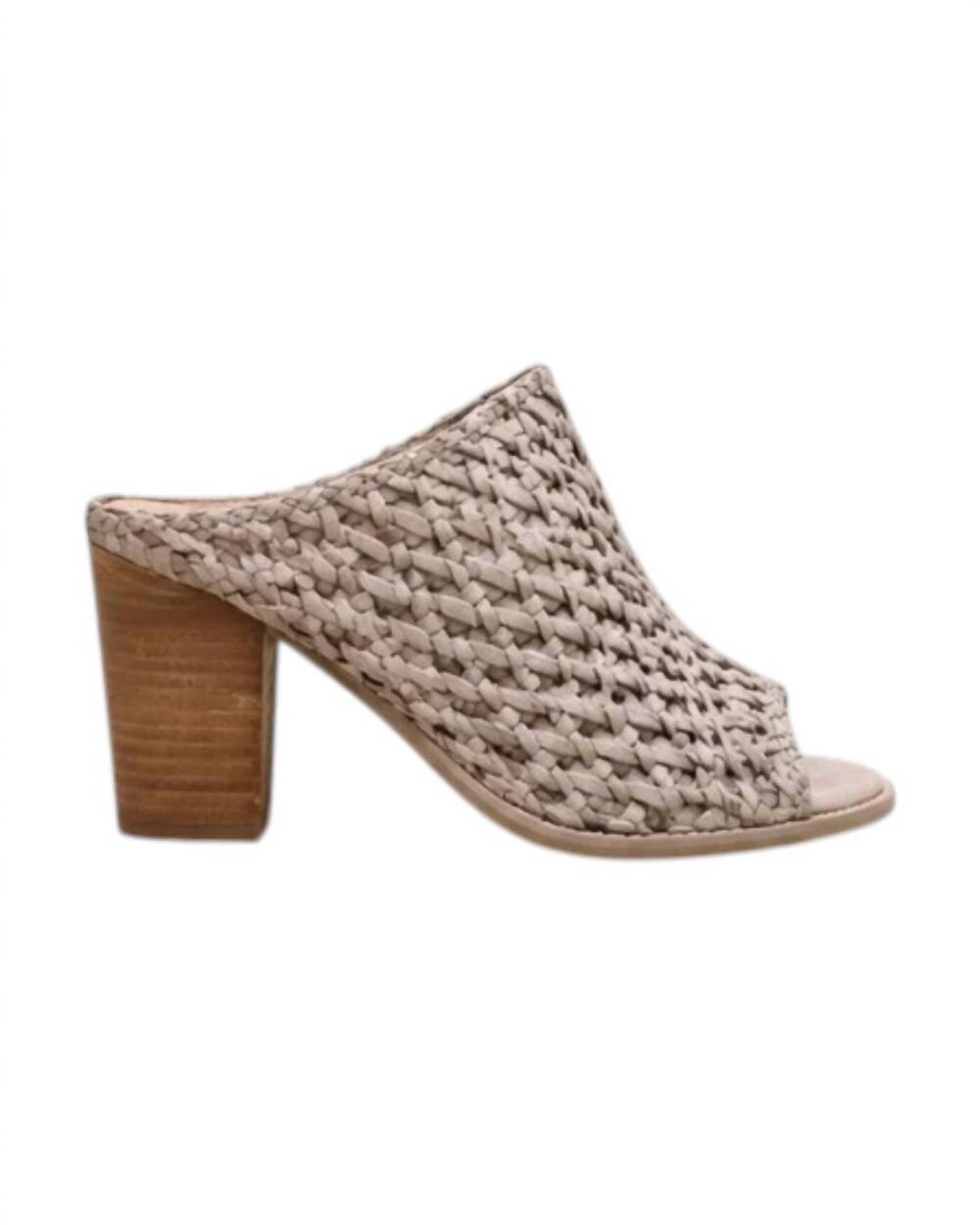 NEW VERY VOLATILE women's joie heeled mule in light taupe